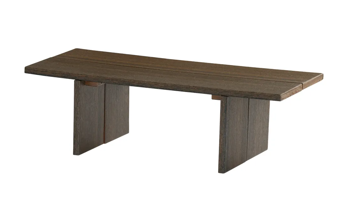 Cal-Mil 28600-6-140 Individual 1-Step Display Riser, 20" x 8.5" x 6" Rectangular HDPE Mocha