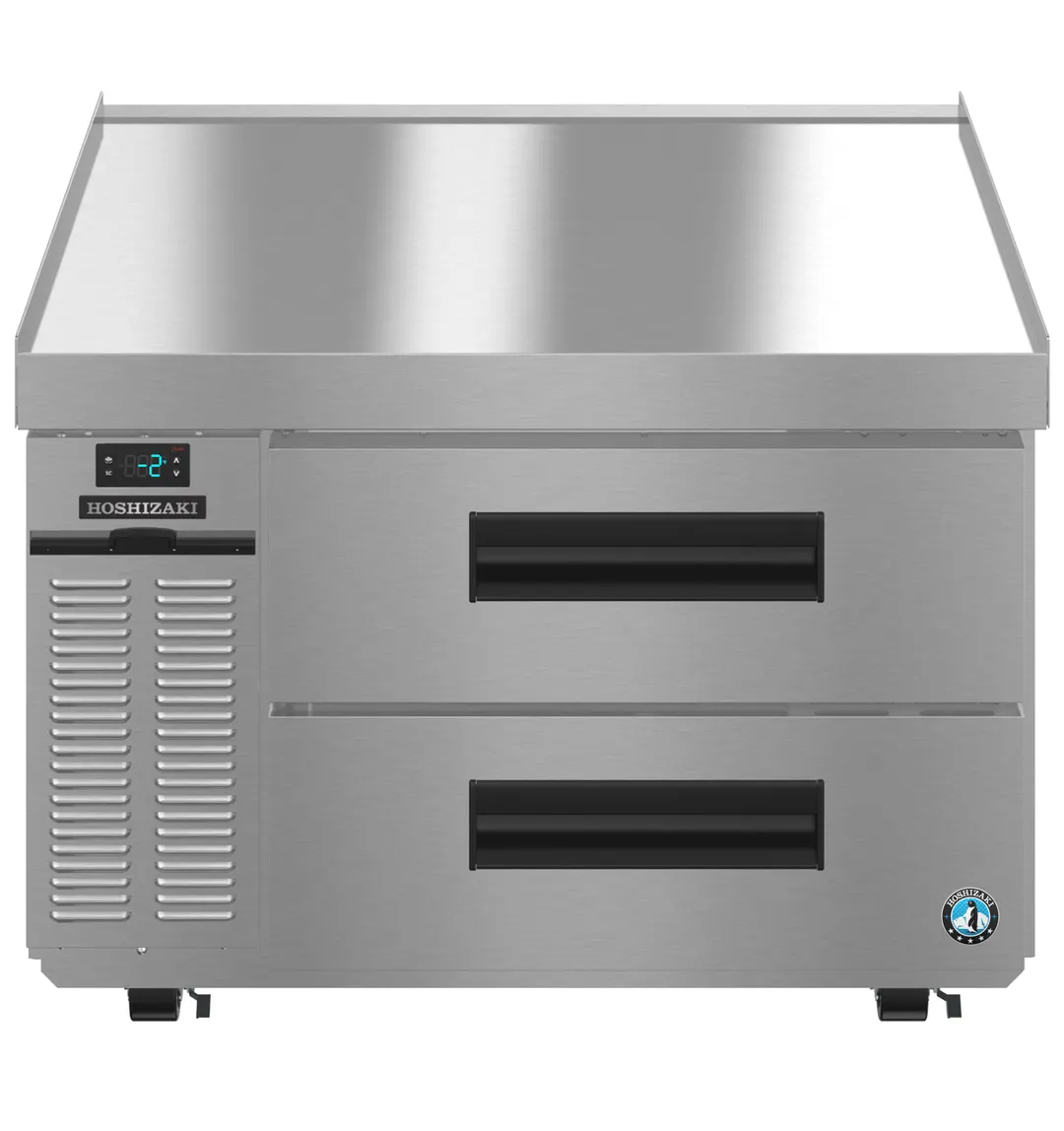Hoshizaki CF36B-L 36" 2 Drawers Freezer Chef Base, 6.3 cu. ft. Stainless Steel, R290, 1/2 HP, 115V