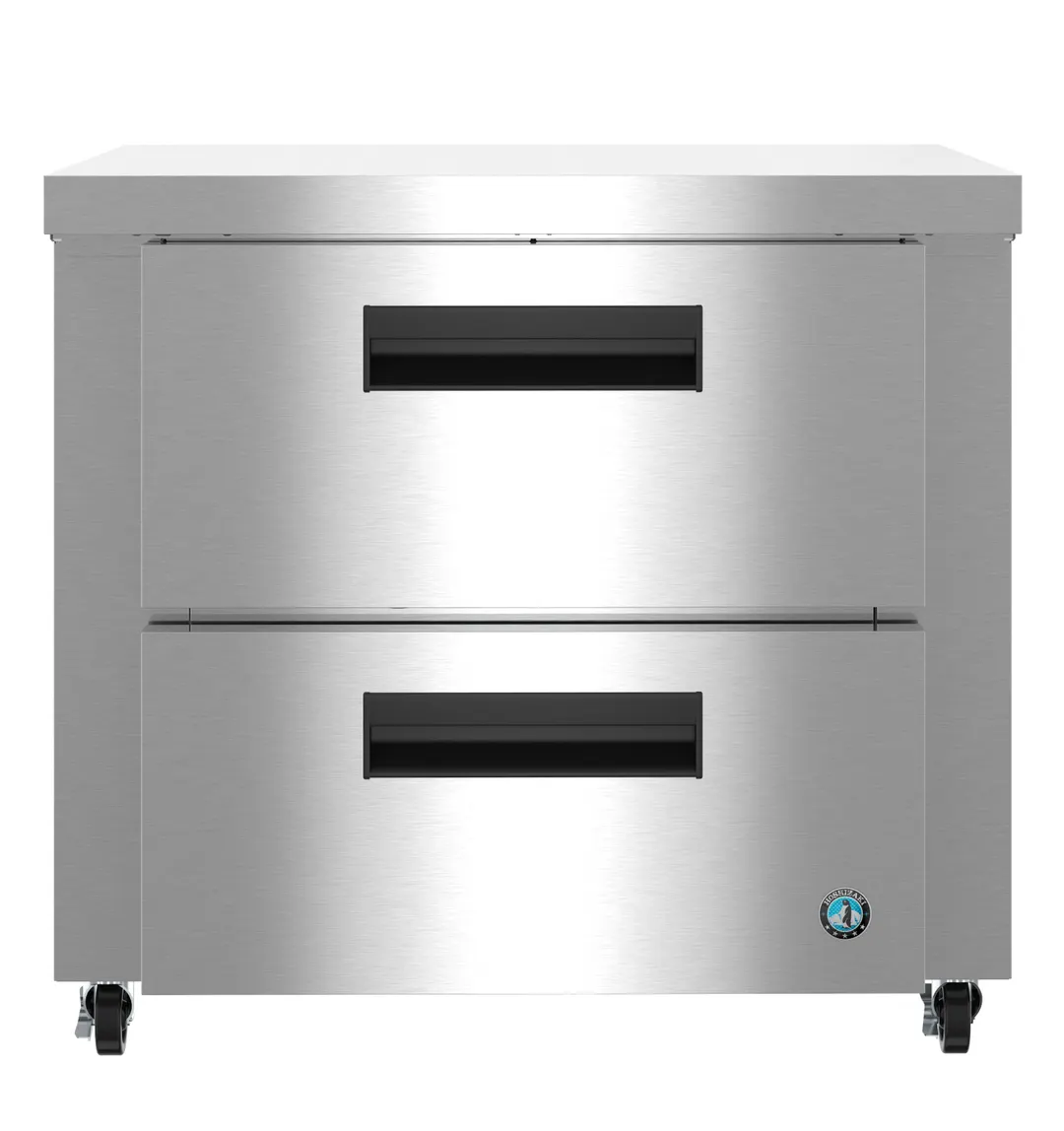 Hoshizaki UR36B-D2 36" 2-Drawer Undercounter Refrigerator, Stainless Steel, 8.64 cu. ft.