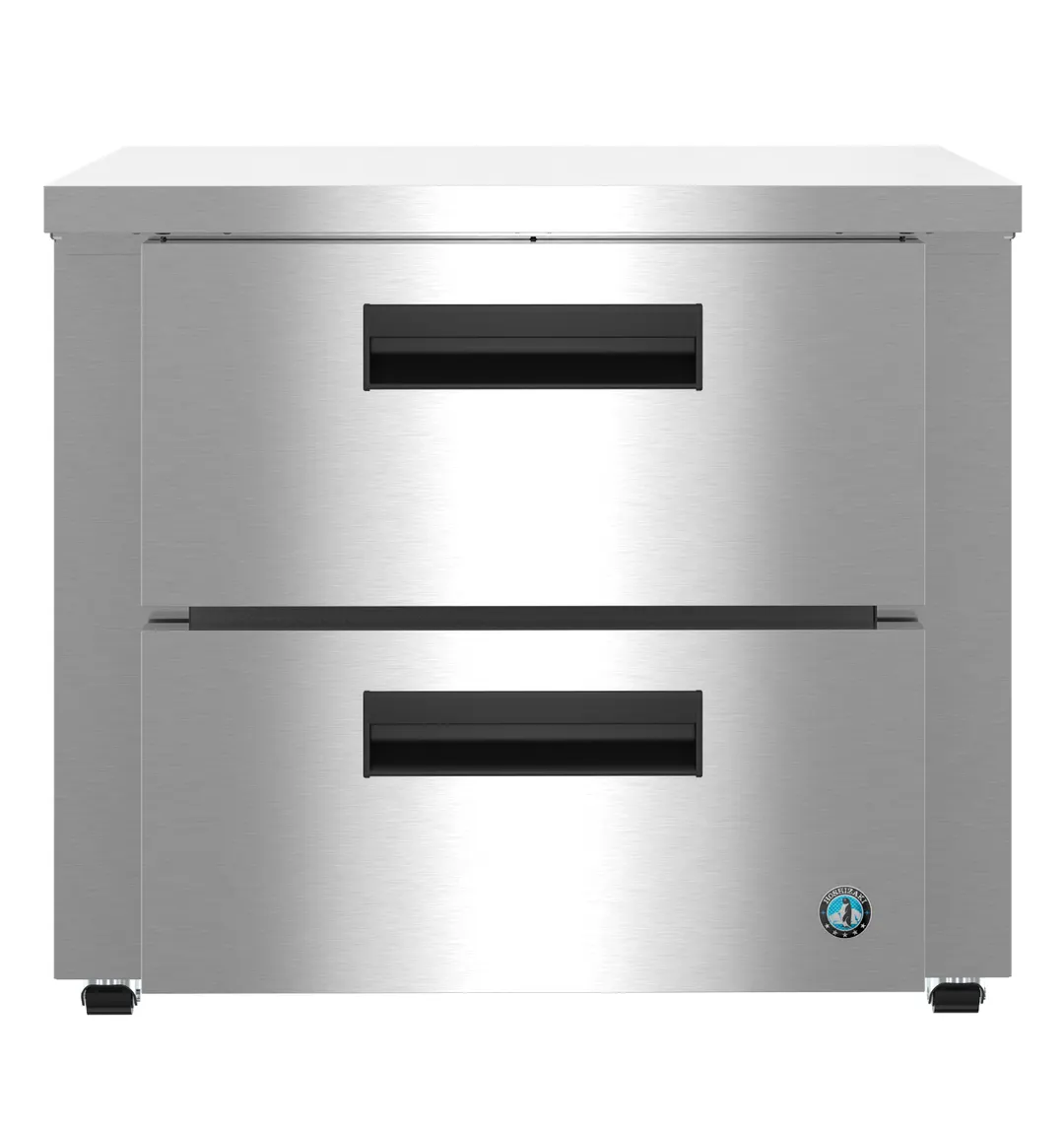 Hoshizaki UR36B-LPD2 36" 2-Drawer Undercounter Refrigerator, Stainless Steel, 8.64 cu. ft.