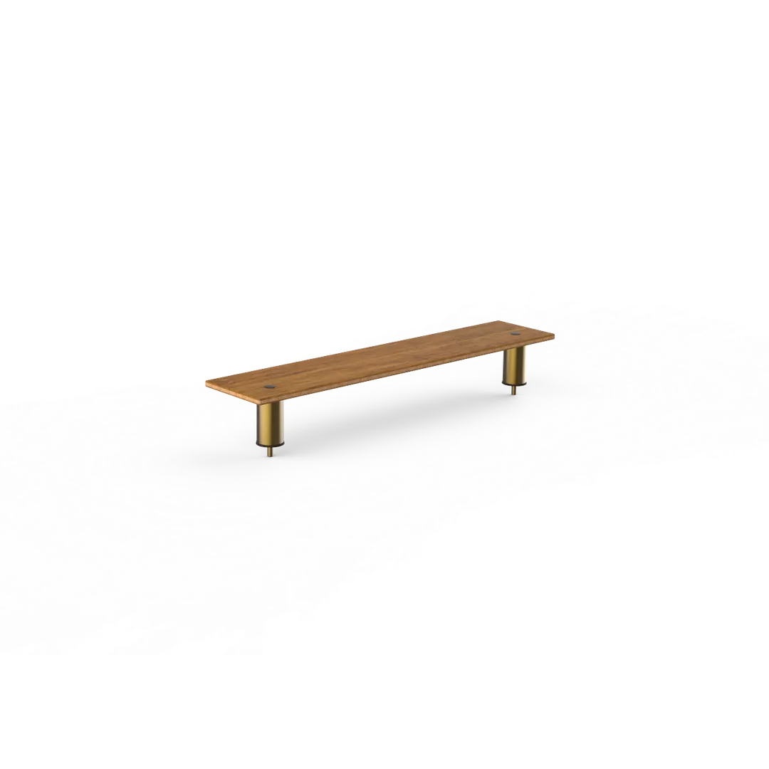 Steelite MGCIAF03BBXX Configurable Buffet Table, 47x10x16.5in, Modular, Mixed Materials, Mogogo Finish, 1 Per Case