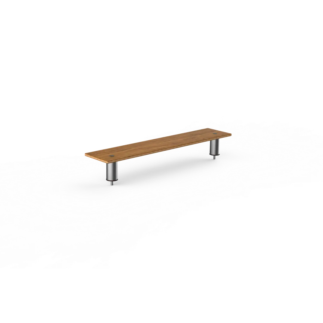 Steelite MGCIAF03BSXX Mogogo Configurable Buffet Table, 47x10x16.5in, Mixed Materials, Modular, 1 Per Case