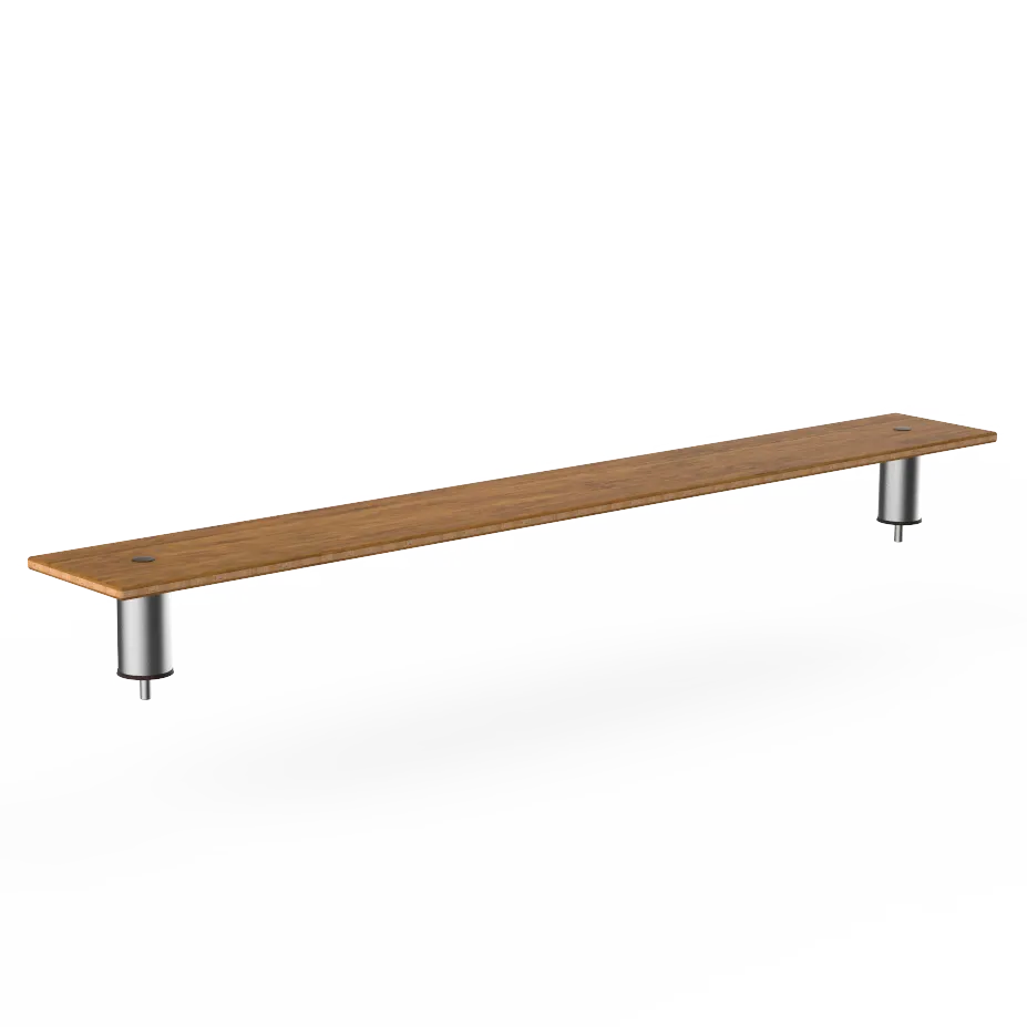 Steelite MGCIAF05BSXX Classic Large Low Shelf Buffet Table, 71x9.5x6.5, Mixed Materials, Modular, Mogogo