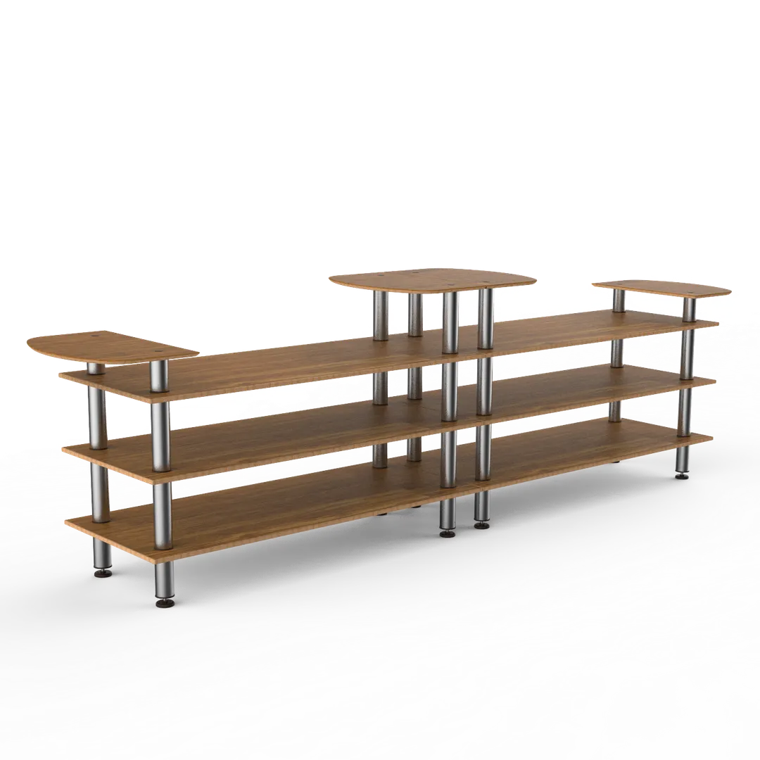 Steelite MGCMLB17BSXF Configurable Buffet Table, 161" x 29.5" x 47", Mogogo, Mixed Materials, Modular, 1 Per Case
