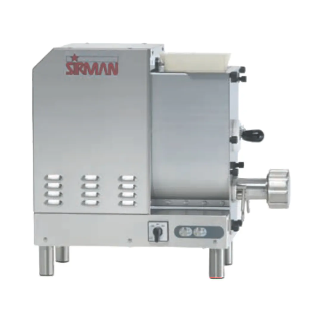 SIRMAN USA 40115068 (CONCERTO 5) Countertop Pasta Machine, IP 67 Controls, Extruder 18-20 lbs Output/hr, 9 lbs Dough Capacity, 1 HP
