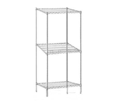 Eagle Group 2B2136C Syrup Tank Rack, 36" W x 21" D x 54" H, Shelves (1 Slanted, 3 Flat), NSF Certified