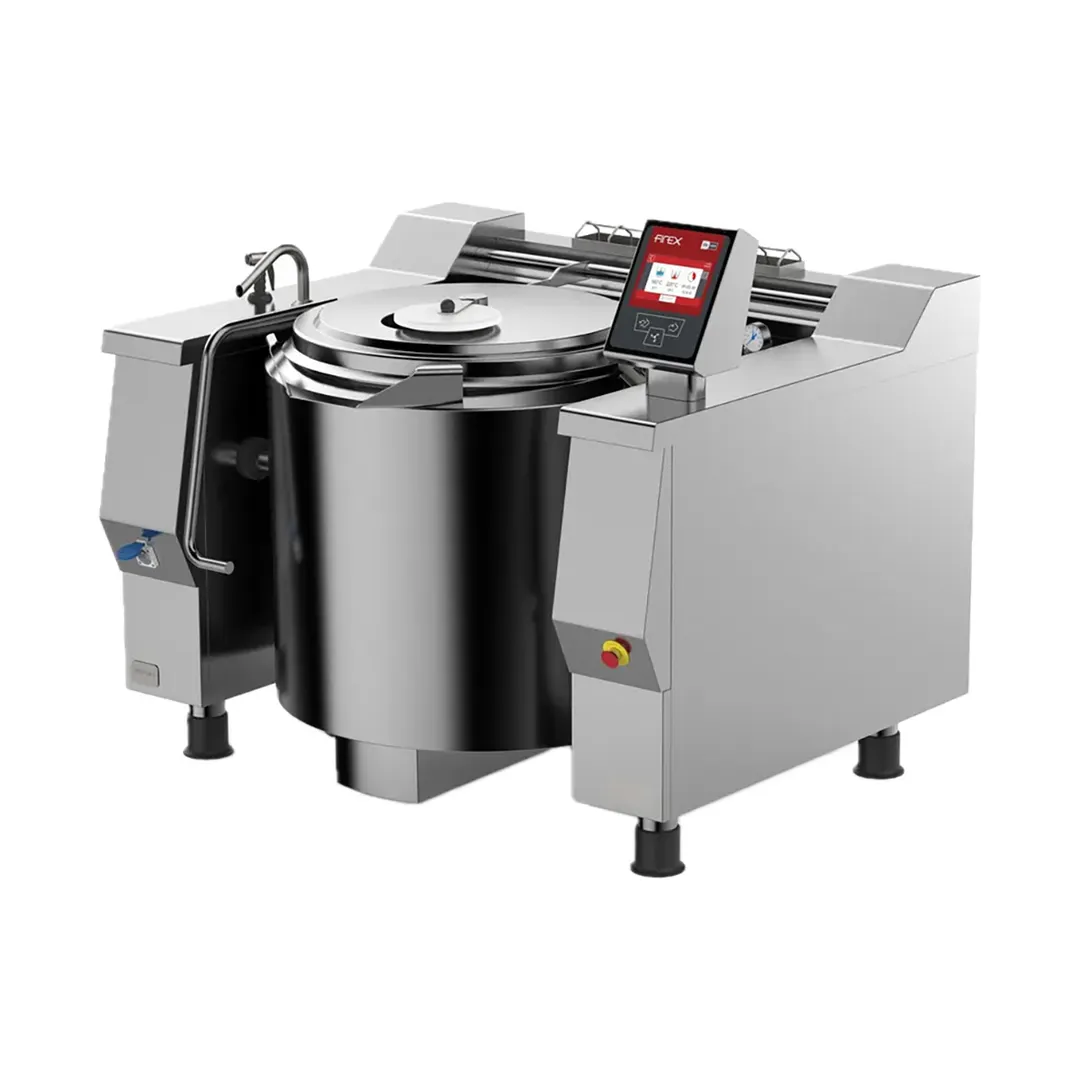 Firex UPRIG078_V1 78 Gallon Tilting Full Steam Jacketed Gas Kettle, 157.000 BTU