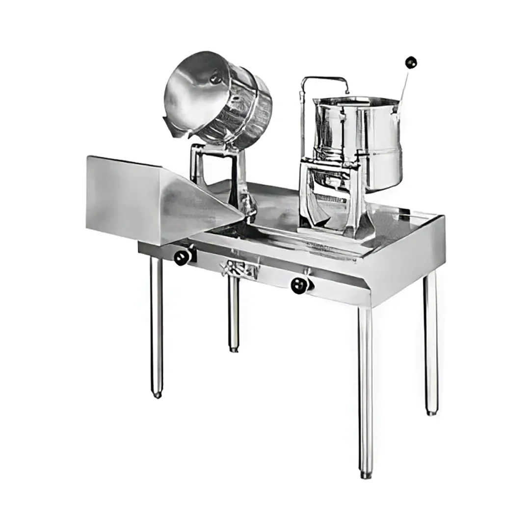 Groen MS4369 5 Gallon Floor Tilting 2/3 Steam Jacketed Direct Steam Kettle Cabinet Assembly