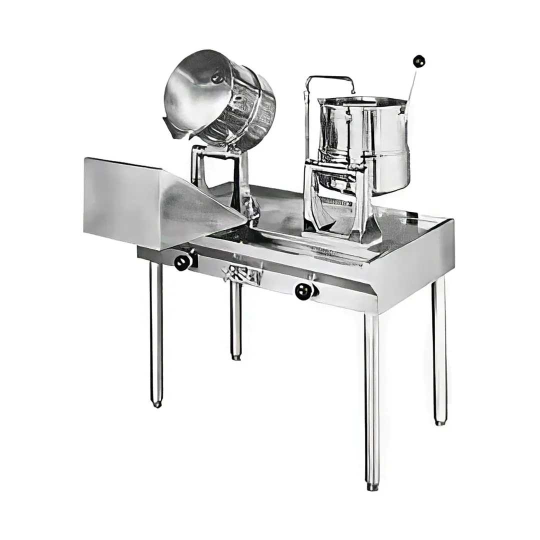 Groen MS55780 10 Gallon Floor Tilting 2/3 Steam Jacketed Direct Steam Kettle Cabinet Assembly