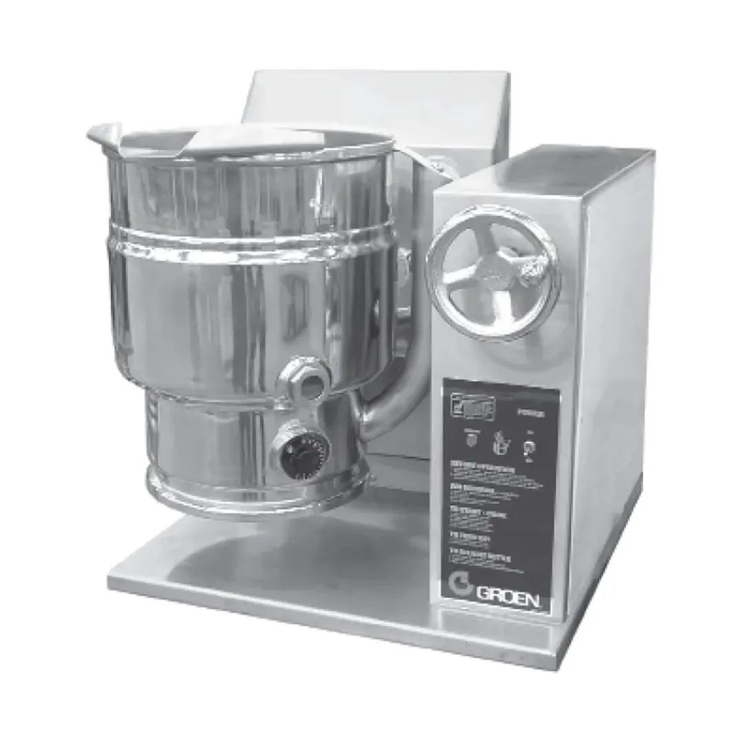 Groen TDHC-20A 5 Gallon Countertop Tilting 2/3 Steam Jacketed Gas Kettle, 31.000 BTU