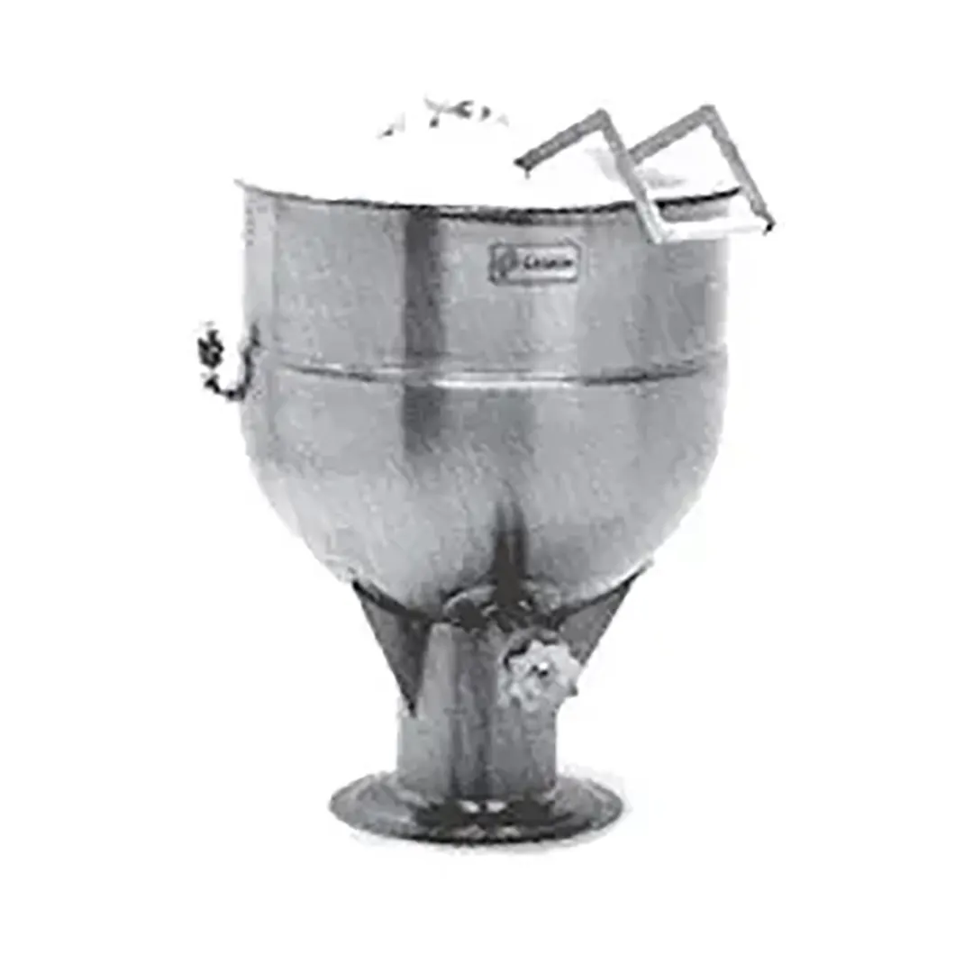 Legion LSP-20 20 Gallon Floor Stationary Full Steam Jacketed Direct Steam Kettle w/ Pedestal Base