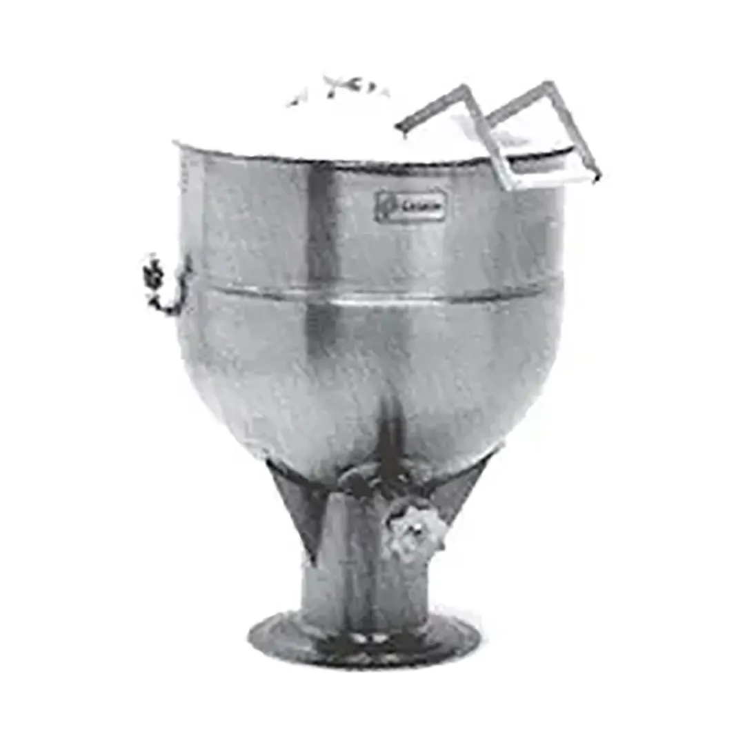 Legion LSP-40 40 Gallon Floor Stationary Full Steam Jacketed Direct Steam Kettle w/ Pedestal Base