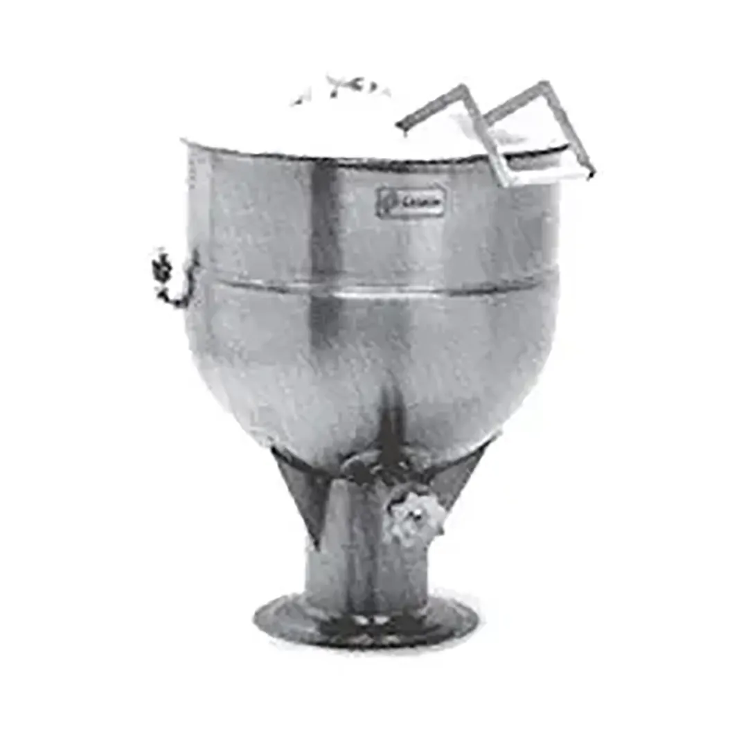 Legion LSP-50 50 Gallon Floor Stationary Full Steam Jacketed Direct Steam Kettle w/ Pedestal Base