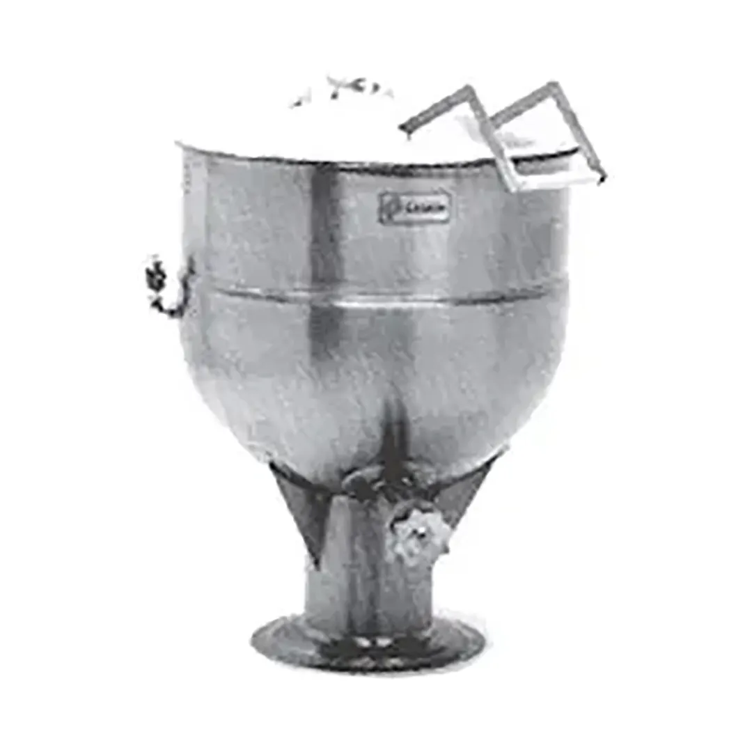 Legion LSP-60 60 Gallon Floor Stationary Full Steam Jacketed Direct Steam Kettle w/ Pedestal Base