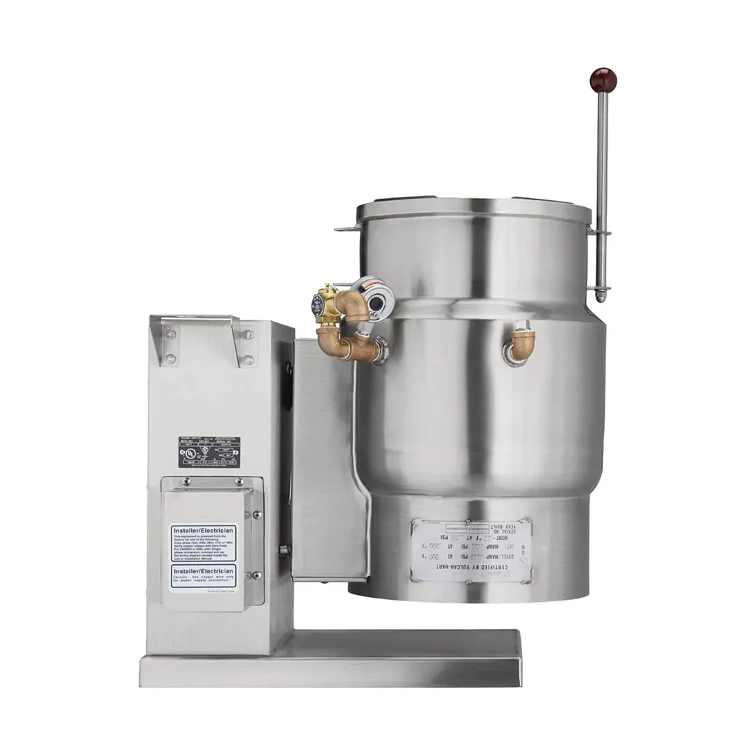 Vulcan K6ETT 6 Gallon Countertop Tilting 2/3 Steam Jacketed Electric Kettle