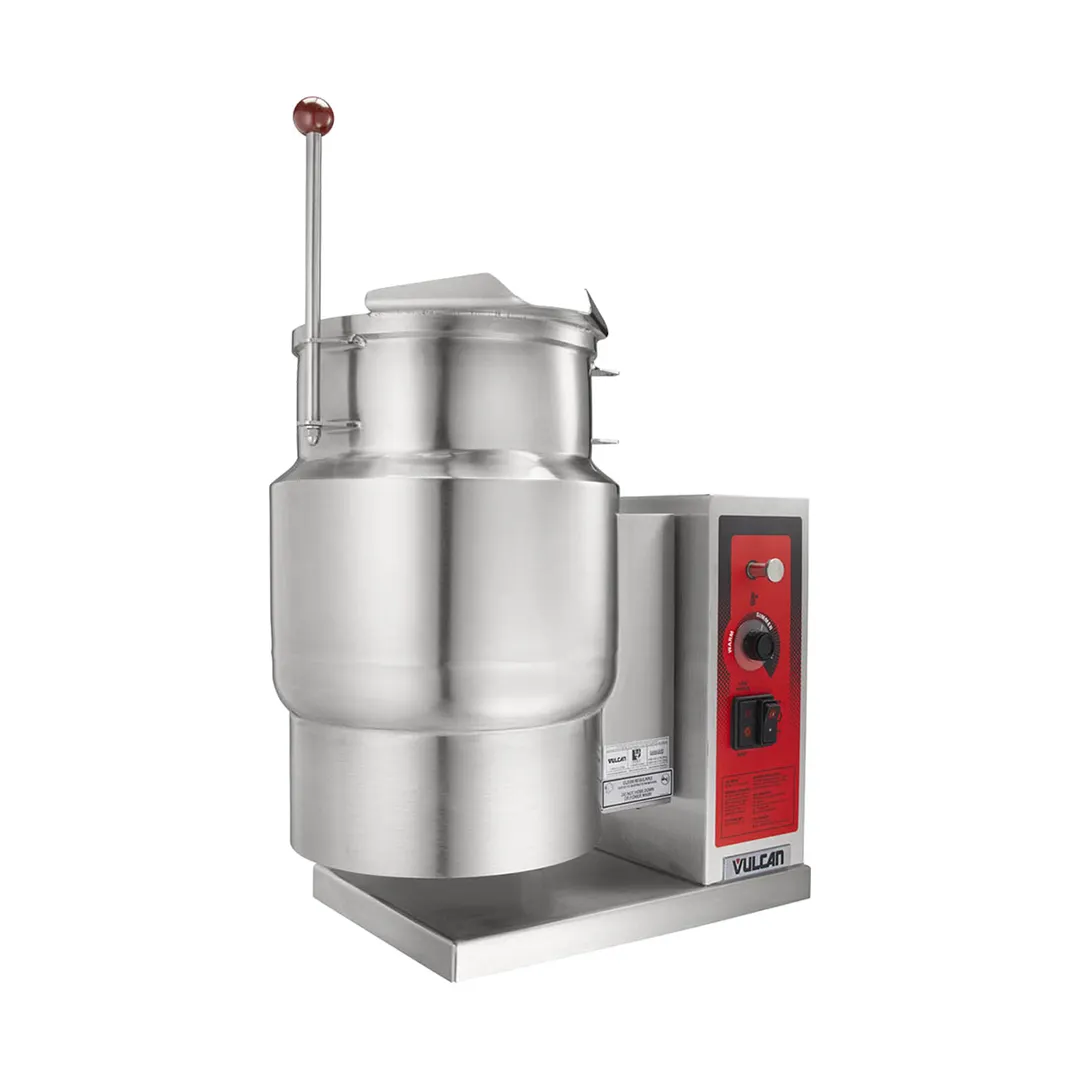 Vulcan K6ETT 6 Gallon Countertop Tilting 2/3 Steam Jacketed Electric Kettle