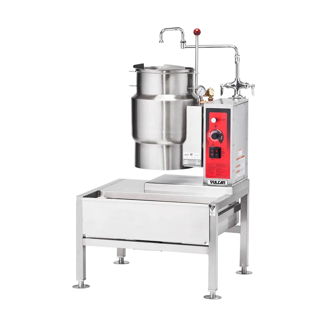 Vulcan K6ETT 6 Gallon Countertop Tilting 2/3 Steam Jacketed Electric Kettle