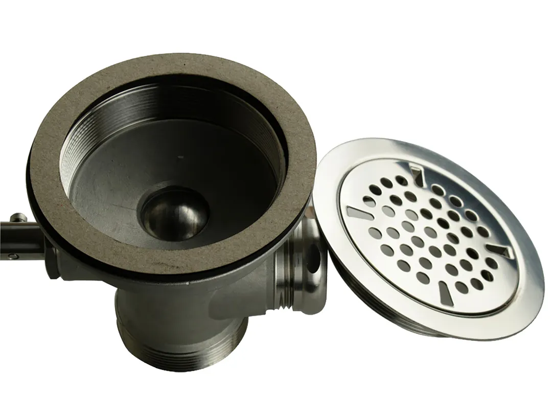 BK Resources EVO-LWR-S Lever Waste Drain, Stainless Steel