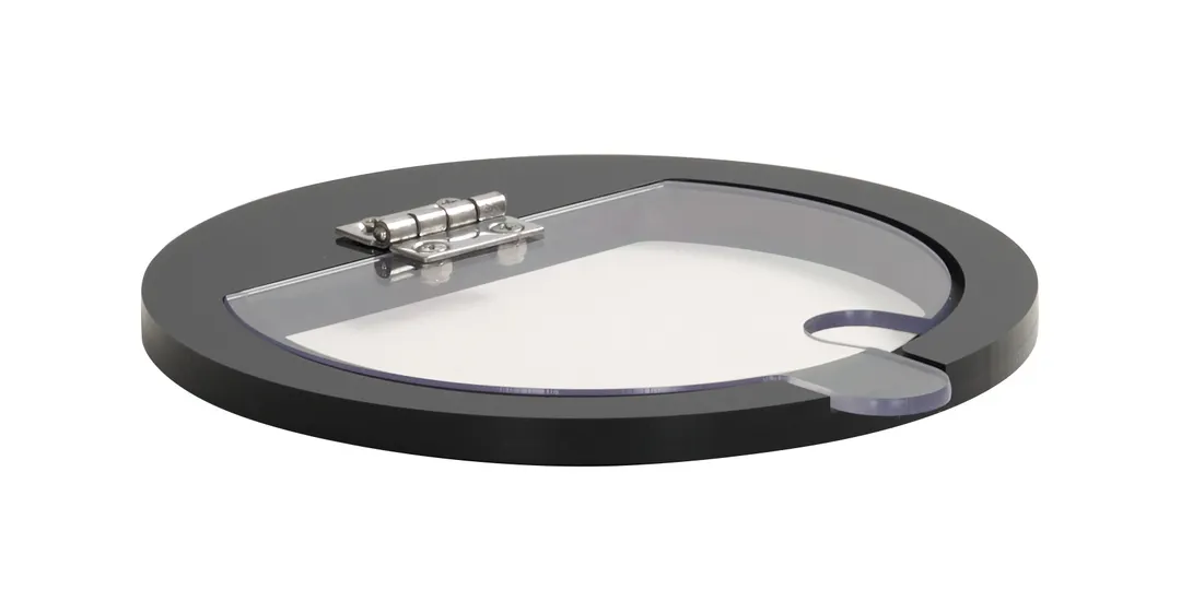 Cal-Mil 23810-8LID-NL Cereal Jar Lid, 8.25" x 8.25" x 1" Hinged Notched Replacement Lid