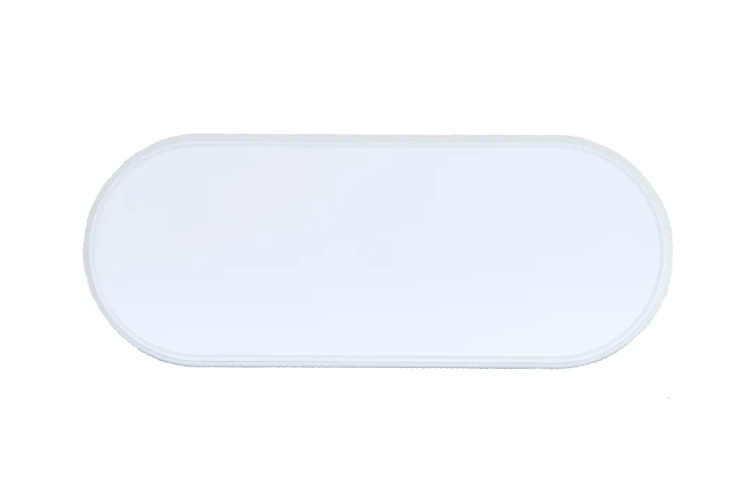 Cal-Mil 26107-208-15 Oval Melamine Serving Platter, 20" x 8" x 1.5" Matte White, 20‑inch Plate