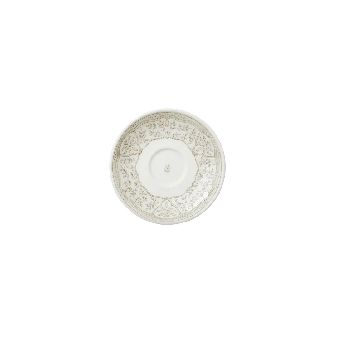 Steelite 1804X0043 Liv Saucer - 4.875" Round, Florinne, Alumina Vitrified China - 1 Dozen