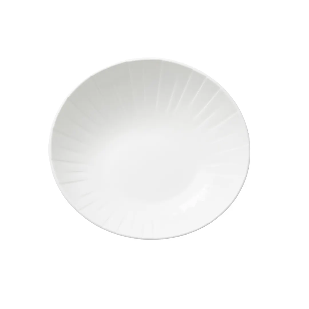 Steelite 9119C1247 Alina Oval Coupe Bowl, 9.0" Alumina Vitrified, Contemporary Platform, 1 Dozen