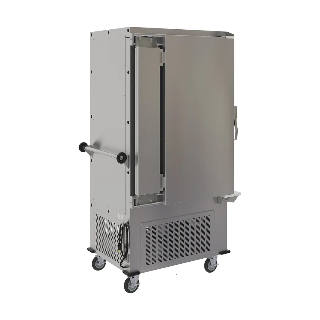 Dinex DXPACR15LSD 32" Air Curtain Refrigerator, Left Hinged and Sliding Back Door, Stainless Steel