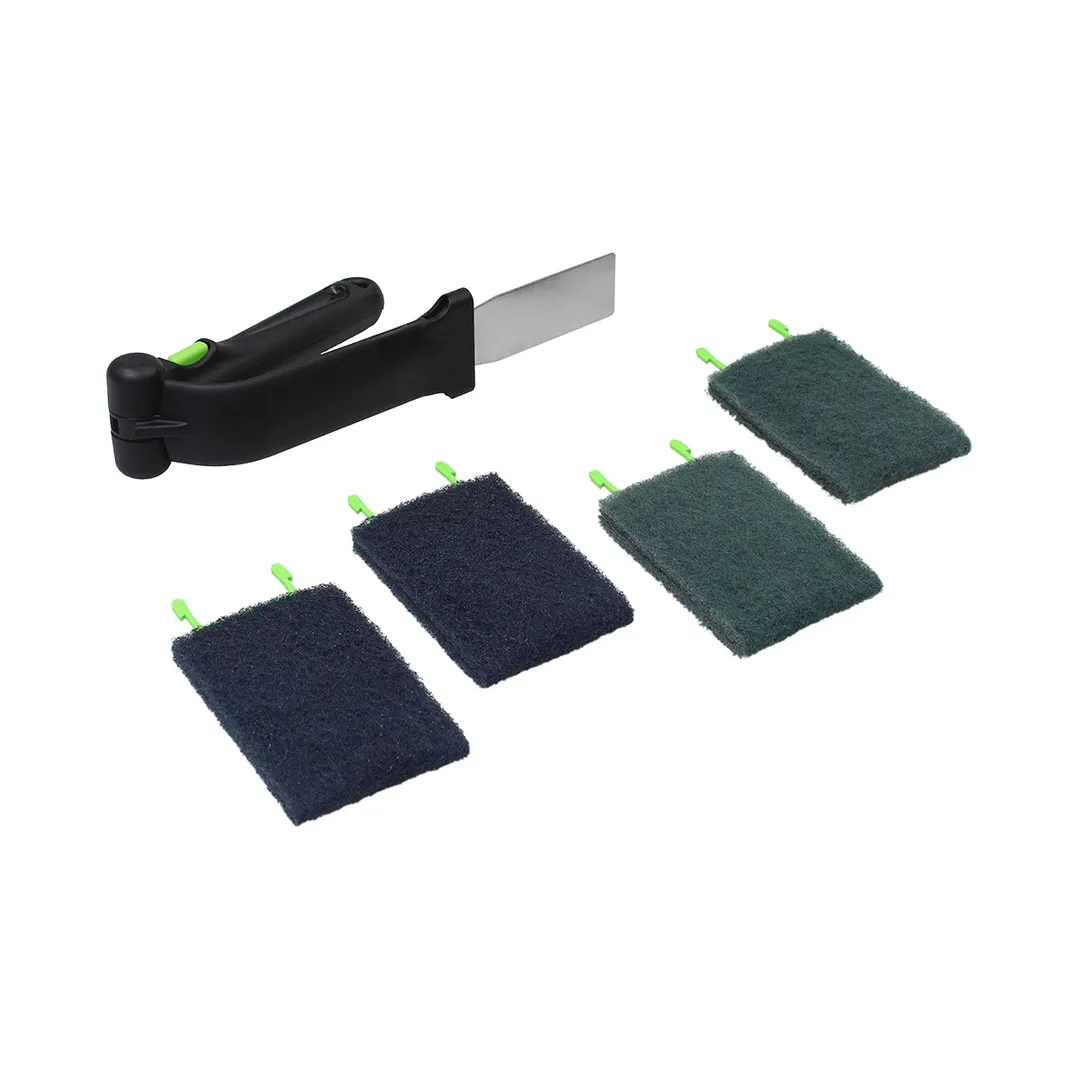 RATIONAL 60.73.925 Cleaning Scrub with Folding Arm and 4 Pads