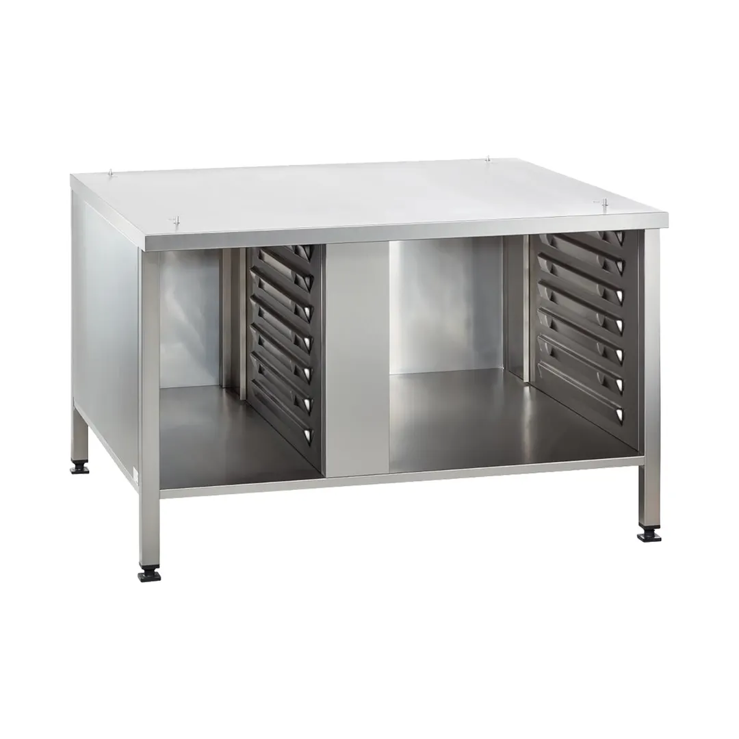 RATIONAL 60.30.340 Us Iii Mobile Oven Stand, 14 Supporting Rails, Side Panels