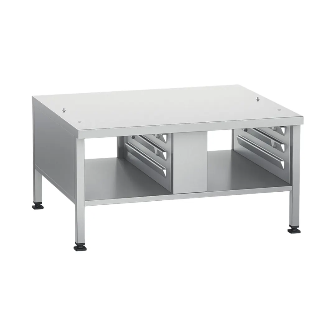 RATIONAL 60.31.206 Low Stand II Oven Equipment Stand, Stationary, Open Base With Pan Slides