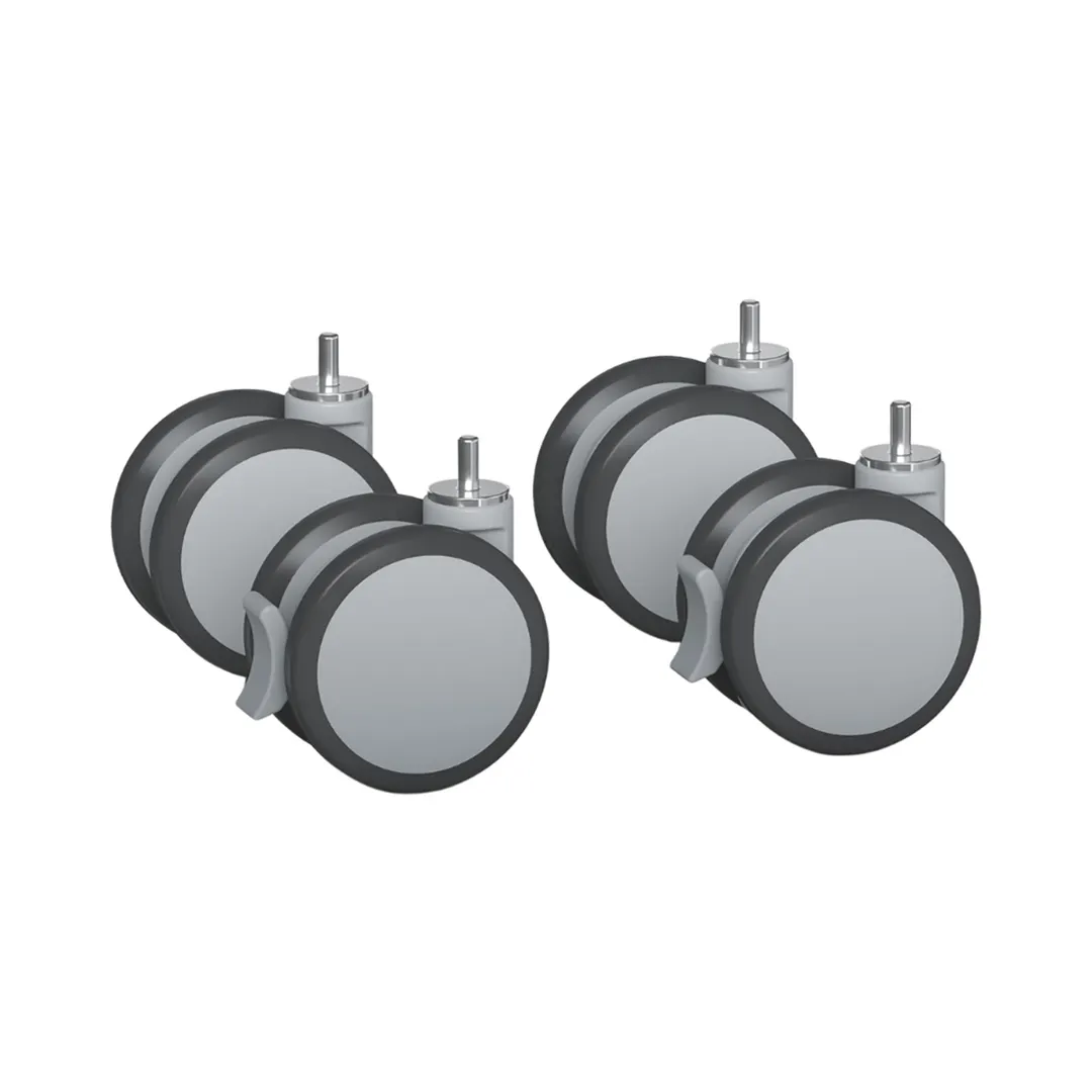 RATIONAL 60.31.433 Caster Kit, (4) Casters, For Size 2-Xs & 2-S