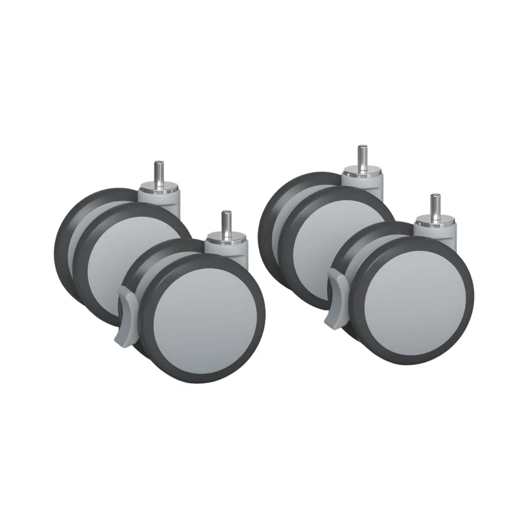 RATIONAL 60.71.267 Caster Kit, (4) Casters, For Size L & Xl