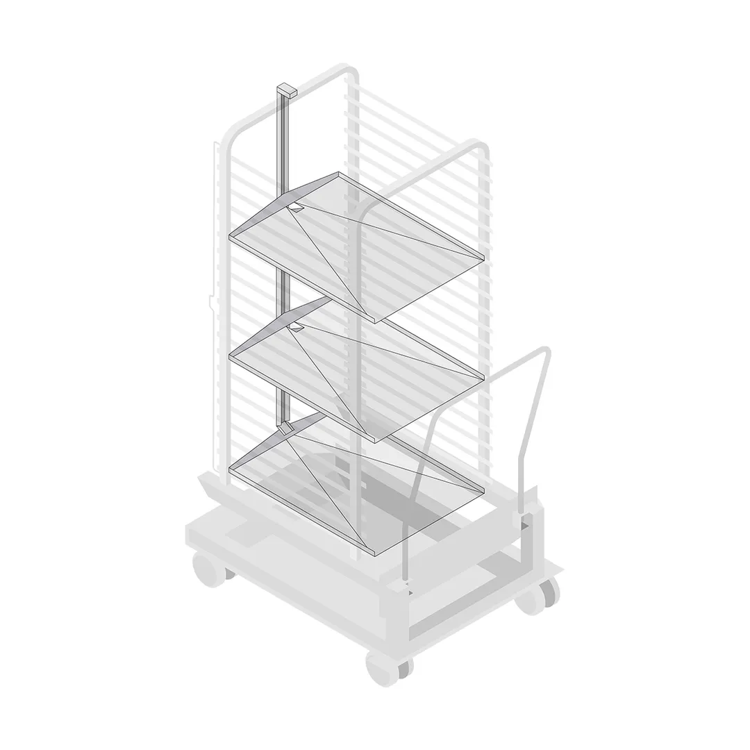 RATIONAL 60.75.107 Grease Drain Set, For Mobile Oven Racks