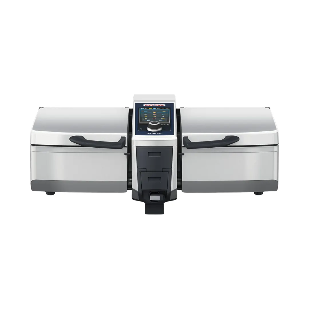 RATIONAL IVARIOPRO 2-XS 208/240V 3PH 9 Gallon Countertop Electric Tilt Skillet Braising Pan, Power Tilt
