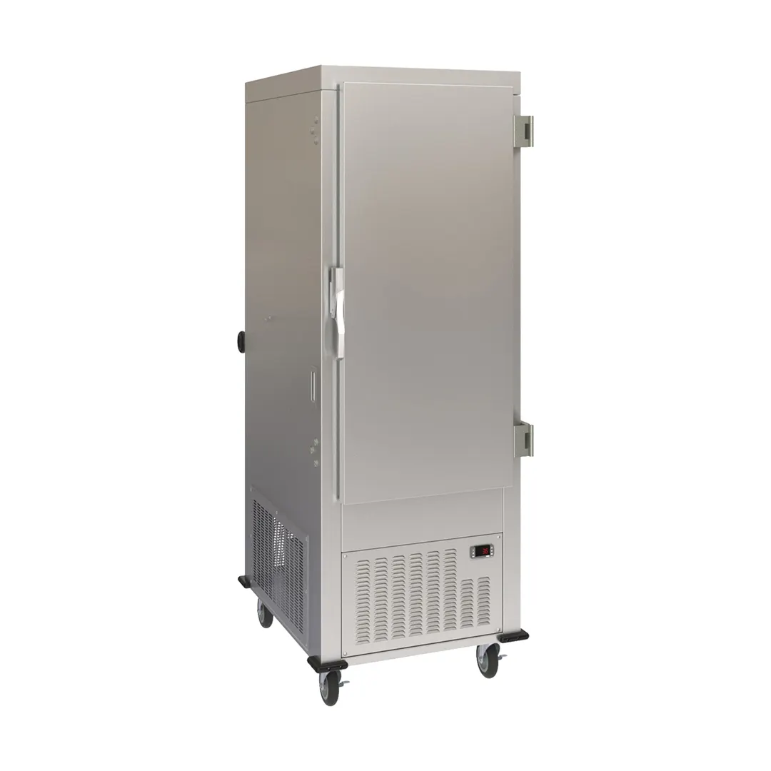 Dinex DXPACR15R 26" Air Curtain Mobile Refrigerator, Right Hinged Door, Stainless Steel, Bottom Mounted Self-Contained