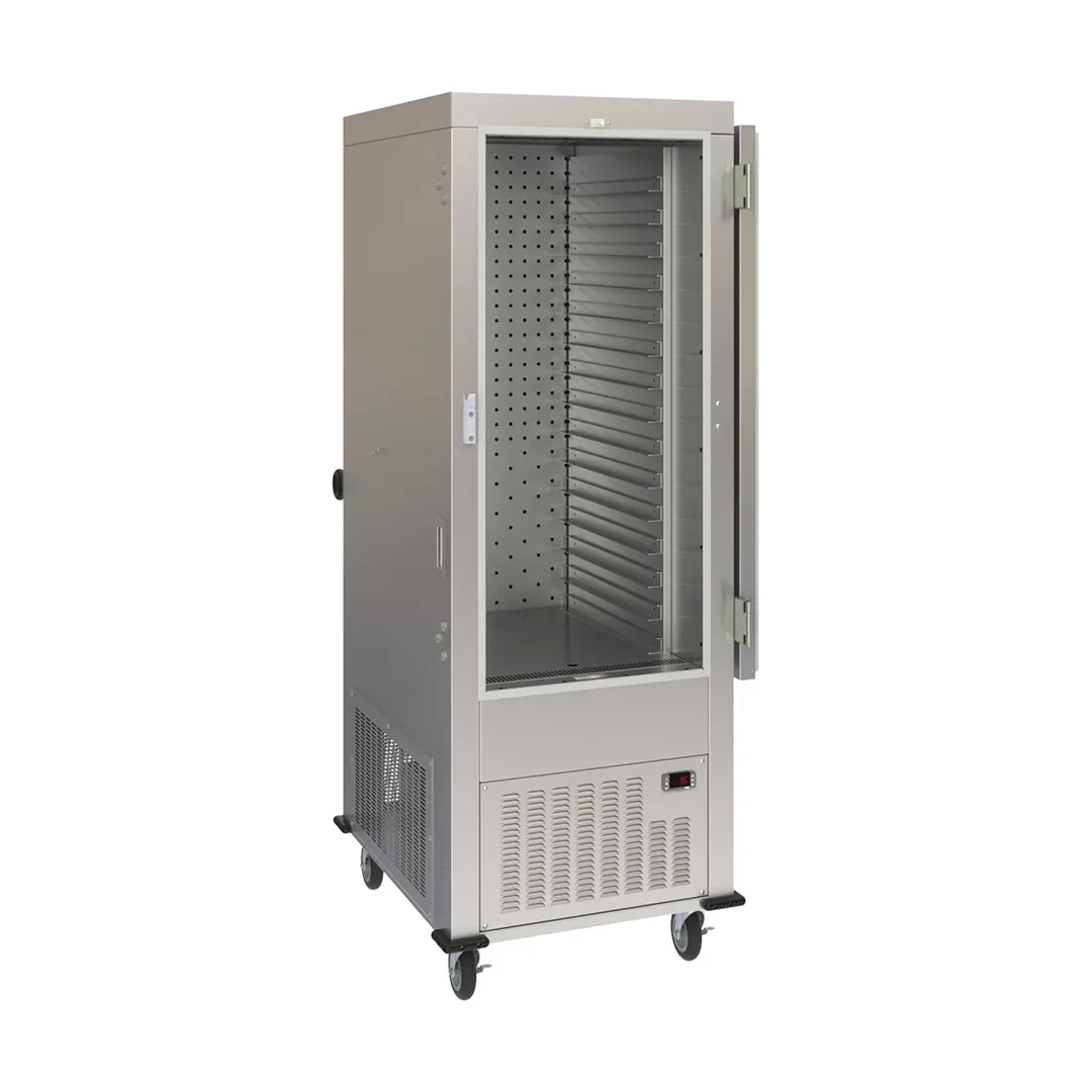 Dinex DXPACR15R 26" Air Curtain Mobile Refrigerator, Right Hinged Door, Stainless Steel, Bottom Mounted Self-Contained