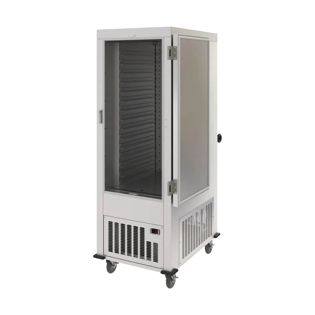 Dinex DXPACR15R 26" Air Curtain Mobile Refrigerator, Right Hinged Door, Stainless Steel, Bottom Mounted Self-Contained