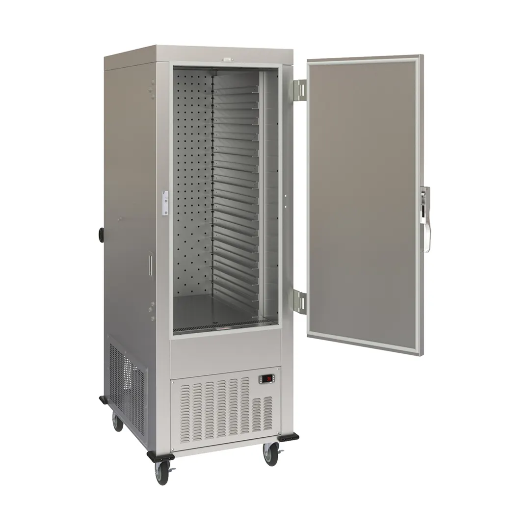 Dinex DXPACR15R 26" Air Curtain Mobile Refrigerator, Right Hinged Door, Stainless Steel, Bottom Mounted Self-Contained