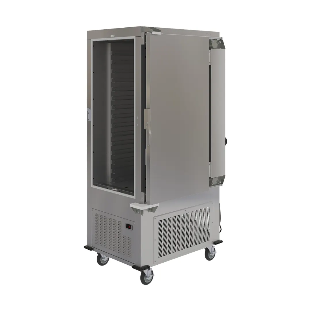 Dinex DXPACR15RSD 32" Air Curtain Refrigerator, Right Hinged and Sliding Back Door, Stainless Steel