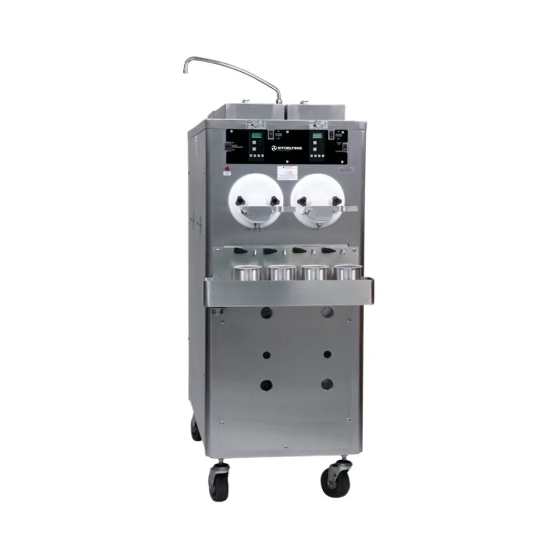Stoelting CC202-209A00SIR Custard Freezer, 21-25qt, 2‑Barrel Flow, 3hp Motors, 208-240V 3‑Phase, NSF