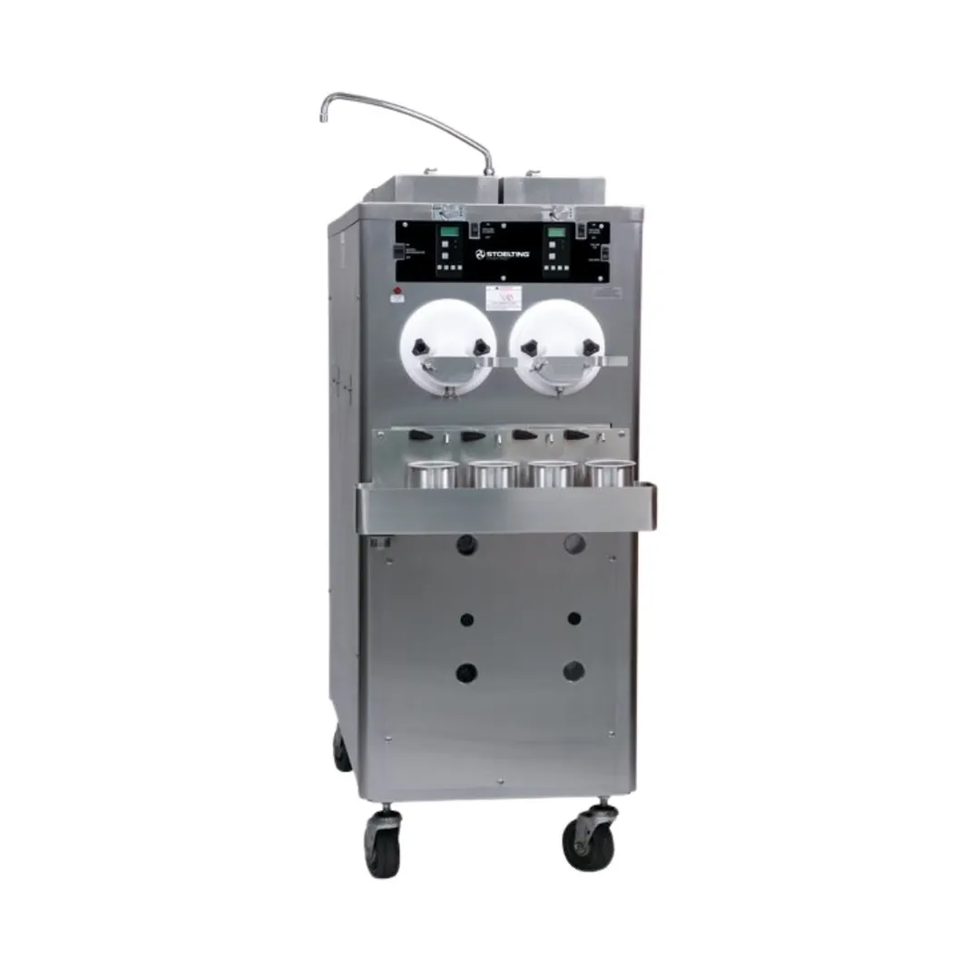 Stoelting CC202-28A00SIR Custard Batch Freezer, Floor, 25½"W×61⅞"H, 24‑qt Hoppers, 208‑240V Air‑Cool