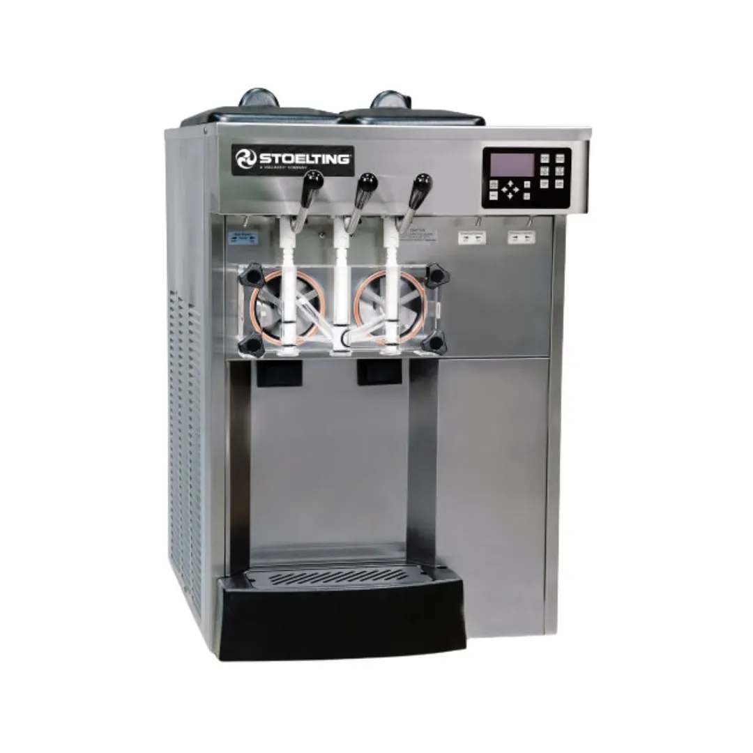Stoelting E131-109I2 Countertop Soft-Serve Ice Cream Machine, 2‑12qt Hoppers, 8k, 2‑3/4‑hp, 208‑240V