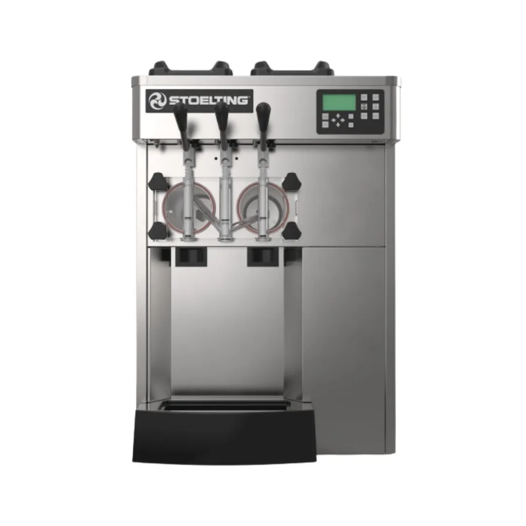 Stoelting F131-18I2 Countertop Soft‑Serve Machine, Water‑Cooled, 12‑qt Hoppers/3.4‑qt, 12,000 BTU