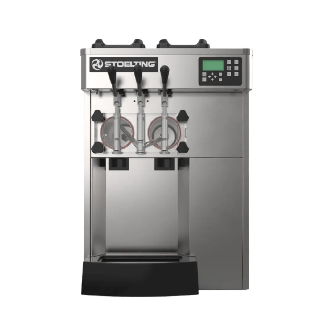 Stoelting F131X-314I2 Soft-Serve Freezer, 380V 3PH, 12,000 BTU, 12-qt/3.4-qt Hoppers, IntelliTec2™