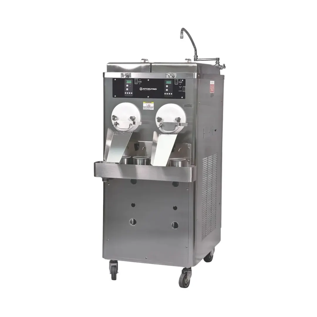 Stoelting M202-309B00SIR Custard Freezer, 27½"W x 57½"H, 21‑25 qt, 2×24qt, 208‑240V UL/cUL NSF