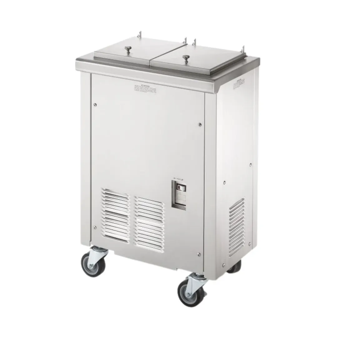 Stoelting MDC2X-302-A Dipping Cabinet, Mod, 23.9×15.9×36.9", SS, 2×4.25 gal, 220‑240 V No Plug CE NSF