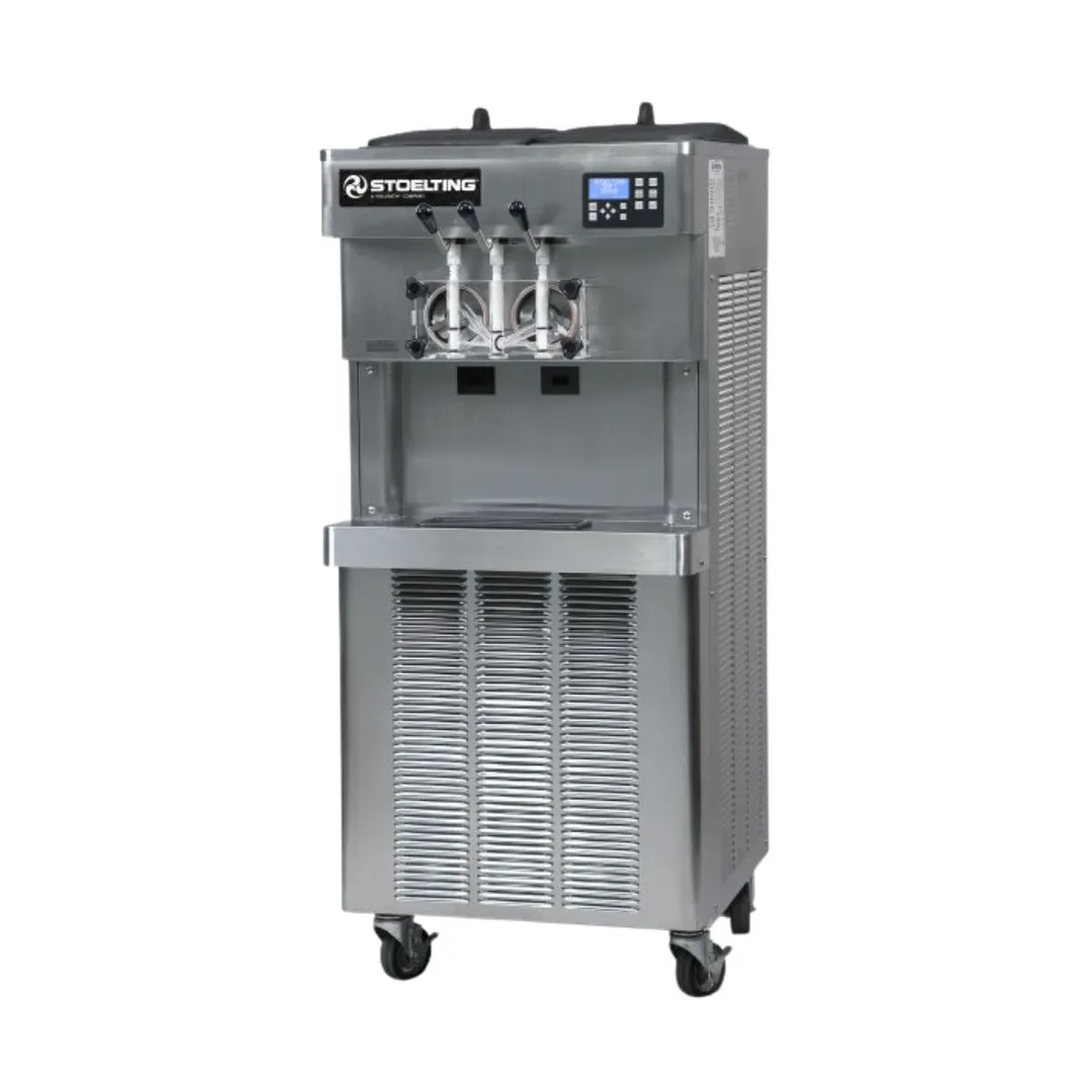 Stoelting O231-309I2F Soft‑Serve Freezer, 208‑230V, 20 qt Hoppers & 4 qt Cylinders, IntelliTec2 NSF