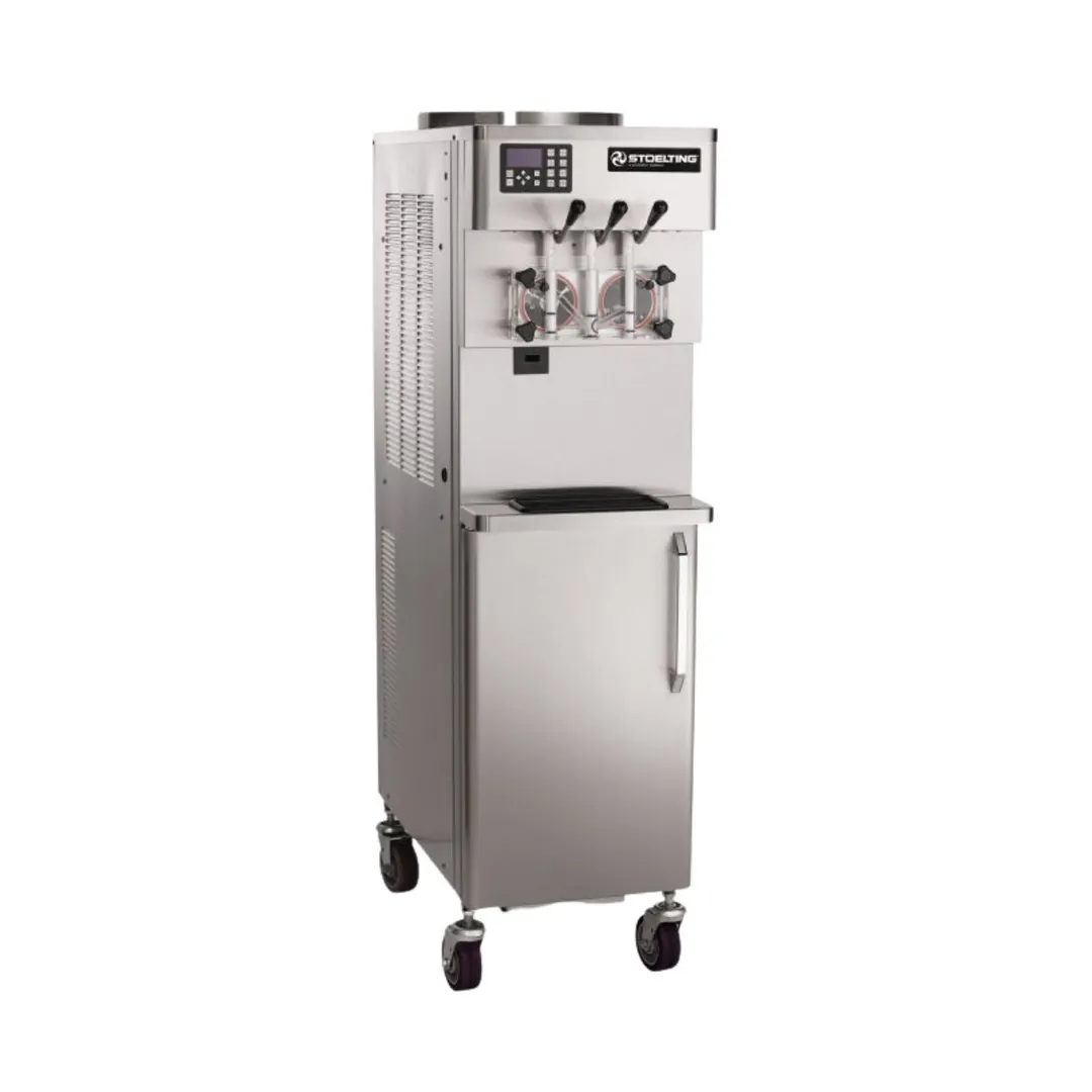 Stoelting O431-18I2F Soft‑Serve Water‑Cooled 208V 2‑Flavor+Twist 11‑Gal Dual4‑Qt 3/4HP IntelliTec2
