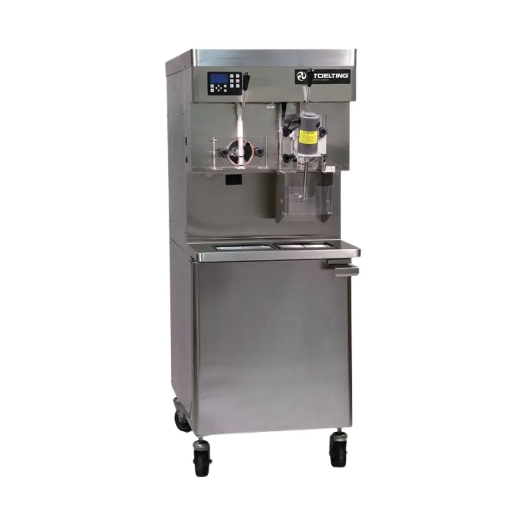 Stoelting SU444-309I2 Soft/Shake 26-7/8"W x 40"D x 67-3/8"H SS Floor 2x31-40qt 2x4-7qt 208-240V 3Ph