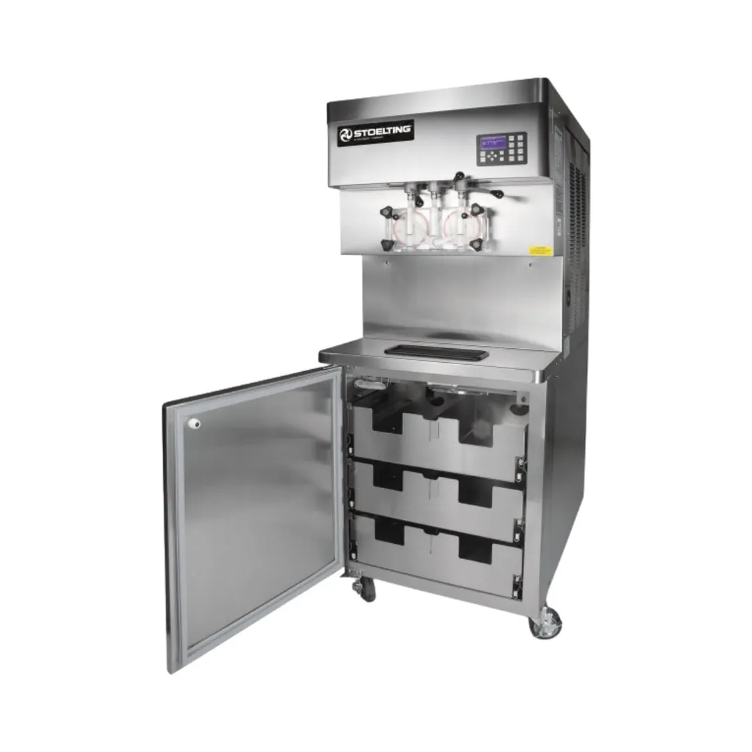 Stoelting U431-309I2A Soft Air-Cooled 2-Flavor+Twist 2 HP 2×5.3qt Cylinders 2×30gal Hoppers NSF/cUL